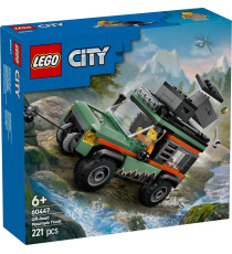Lego City - Fuoristrada di montagna 4x4 - Lego 60447 Set con Jeep e minifigura Anni 6+ 221pz