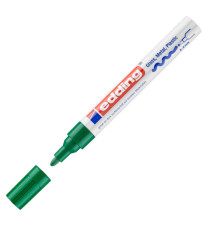 Marcatore permanente a vernice 750 - punta tonda - da 2 a 4 mm - verde - Edding Marcatore permanente a vernice 750 - punta tonda - da 2 a 4 mm - verde - Edding