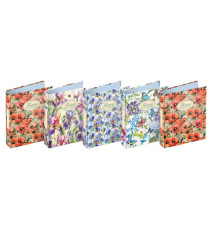Raccoglitore Nature Flowers - A5 - 18,5 x 22 cm - 4 anelli - dorso 3 cm - Pigna Raccoglitore Nature Flowers - A5 - 18,5 x 22 cm - 4 anelli - dorso 3 cm - Pigna