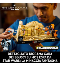 LEGO Star Wars - Diorama Gara degli sgusci su Mos Espa - Lego 75380 dal Film La Minaccia Fantasma Anni 18+ 718pz LEGO Star Wars - Diorama Gara degli sgusci su Mos Espa - Lego 75380 dal Film La Minaccia Fantasma Anni 18+ 718pz