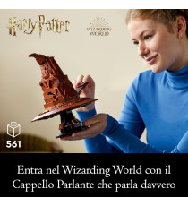Lego Harry Potter - Il Cappello Parlante - Lego 76429 con 31 suoni casuali e stemma delle Case 561pz Anni 18+