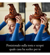 Lego Harry Potter - Il Cappello Parlante - Lego 76429 con 31 suoni casuali e stemma delle Case 561pz Anni 18+