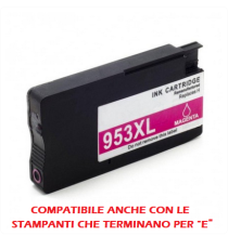 Cartuccia Hp 953XL magenta Pro-part F6U17AE con chip anti-firmware update per Hp 8210,8218,8710,8720,8730,7740 1.600 pagine