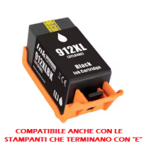 Cartuccia 912XL nera 3YL84AE Pro-part con chip anti-firmware update compatibile Hp OFFICEJET 8012,8014,8015,8022,8024 825 pagine