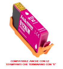 Cartuccia 912XL magenta 3YL82AE Pro-part con chip anti-firmware update compatibile Hp OFFICEJET 8012,8014,8015,8022 825 pagine