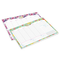 Desk planner Nature Flowers - da scrivania - 42 x 29,5 cm - Pigna Desk planner Nature Flowers - da scrivania - 42 x 29,5 cm - Pigna