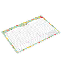 Desk planner Nature Flowers - da scrivania - 42 x 29,5 cm - Pigna