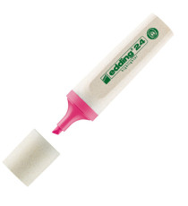 Evidenziatore 24 EcoLine - punta scalpello - da 2 a 5 mm - colori assortiti - Edding - astuccio 4 pezzi Evidenziatore 24 EcoLine - punta scalpello - da 2 a 5 mm - colori assortiti - Edding - astuccio 4 pezzi