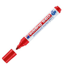 Marcatore per lavagne bianche 660 - punta conica - da 1,5 a 3 mm - rosso - Edding Marcatore per lavagne bianche 660 - punta conica - da 1,5 a 3 mm - rosso - Edding