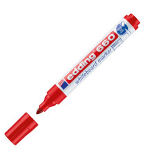 Marcatore per lavagne bianche 660 - punta conica - da 1,5 a 3 mm - rosso - Edding Marcatore per lavagne bianche 660 - punta conica - da 1,5 a 3 mm - rosso - Edding