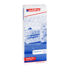 Marcatore per tessuto 4600 - punta tonda - 1 mm - nero - Edding Marcatore per tessuto 4600 - punta tonda - 1 mm - nero - Edding