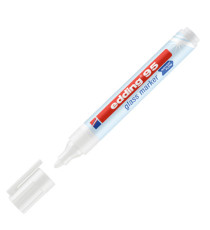 Marcatore per vetro 95 - punta tonda - da 1,5 a 3 mm - bianco - Edding Marcatore per vetro 95 - punta tonda - da 1,5 a 3 mm - bianco - Edding