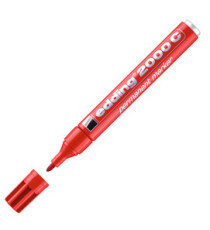 Marcatore permanente 2000C - punta conica - da 1,5 a 3 mm - rosso  - Edding Marcatore permanente 2000C - punta conica - da 1,5 a 3 mm - rosso  - Edding