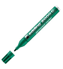 Marcatore permanente 2000C - punta conica - da 1,5 a 3 mm - verde  - Edding Marcatore permanente 2000C - punta conica - da 1,5 a 3 mm - verde  - Edding