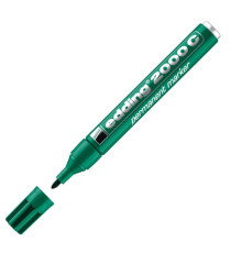 Marcatore permanente 2000C - punta conica - da 1,5 a 3 mm - verde  - Edding Marcatore permanente 2000C - punta conica - da 1,5 a 3 mm - verde  - Edding