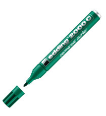 Marcatore permanente 2000C - punta conica - da 1,5 a 3 mm - verde  - Edding Marcatore permanente 2000C - punta conica - da 1,5 a 3 mm - verde  - Edding