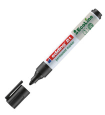Marcatore permanente 21 Ecoline - punta conica -  da 1,5 a 3 mm - nero - Edding Marcatore permanente 21 Ecoline - punta conica -  da 1,5 a 3 mm - nero - Edding
