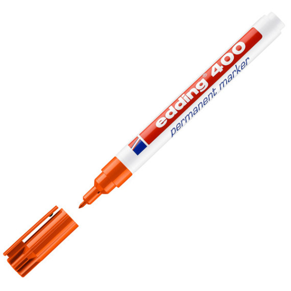Marcatore permanente 400 - punta tonda - 1 mm - colori assortiti - Edding - astuccio 10 pezzi