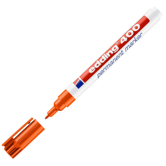 Marcatore permanente 400 - punta tonda - 1 mm - colori assortiti - Edding - astuccio 10 pezzi