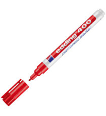 Marcatore permanente 400 - punta tonda - 1 mm - rosso - Edding Marcatore permanente 400 - punta tonda - 1 mm - rosso - Edding