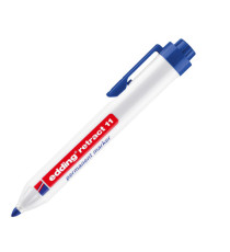 Marcatore permanente a scatto 11 - punta tonda - da 1,5 a 3 mm - blu - Edding Marcatore permanente a scatto 11 - punta tonda - da 1,5 a 3 mm - blu - Edding