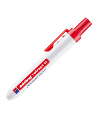 Marcatore permanente a scatto 11 - punta tonda - da 1,5 a 3 mm - rosso - Edding Marcatore permanente a scatto 11 - punta tonda - da 1,5 a 3 mm - rosso - Edding