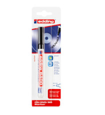 Marcatore permanente per CD/DVD 8400 - punta tonda - 1 mm - nero - Edding Marcatore permanente per CD/DVD 8400 - punta tonda - 1 mm - nero - Edding