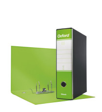 Registratore Oxford G85 - dorso 8 cm - protocollo 23 x 33 cm - verde lime - Esselte