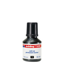 Ricarica Inchiostro marcatore permanente T25 - 30ml - nero - Edding Ricarica Inchiostro marcatore permanente T25 - 30ml - nero - Edding