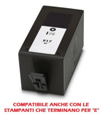 Cartuccia 917XL nera 3YL85AE Pro-part con chip anti-firmware update compatibile Hp OFFICEJET 8012,8014,8015,8022 capacità 50ml