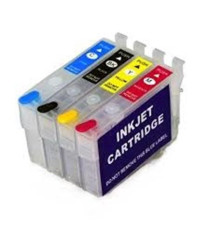 Cartucce vuote serie 34XL T3471-T3472-T3473-T3474 con chip autoresettante per Epson Workforce  WF3720DWF, WF3725DWF