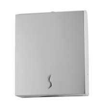 Distributore asciugamani piegati C/Z - Brinox - 28x10,2x36,5 cm - acciaio inox - capacità 400 fogli - grigio - Medial Distributore asciugamani piegati C/Z - Brinox - 28x10,2x36,5 cm - acciaio inox - capacità 400 fogli - grigio - Medial