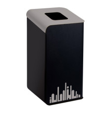 Gettacarte Rubik Evo - per raccolta differenziata - 80 L - grigio - Medial