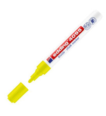 Marcatore a gesso liquido 4095 - punta tonda - da 2 a 3mm - giallo fluo - Edding Marcatore a gesso liquido 4095 - punta tonda - da 2 a 3mm - giallo fluo - Edding