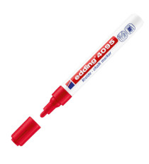Marcatore a gesso liquido 4095 - punta tonda - da 2 a 3mm - rosso - Edding Marcatore a gesso liquido 4095 - punta tonda - da 2 a 3mm - rosso - Edding
