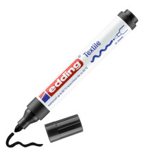 Marcatore per tessuto 4500 - punta tonda - da 2 a 3mm - colori assortiti caldi - Edding - astuccio 5 pezzi Marcatore per tessuto 4500 - punta tonda - da 2 a 3mm - colori assortiti caldi - Edding - astuccio 5 pezzi