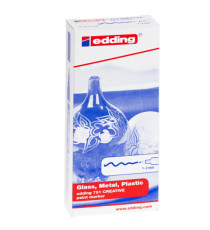 Marcatore permanente a vernice 751 - punta tonda fine - da 1 a 2 mm - oro - Edding Marcatore permanente a vernice 751 - punta tonda fine - da 1 a 2 mm - oro - Edding
