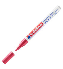 Marcatore permanente a vernice 751 - punta tonda fine - da 1 a 2 mm - rosso - Edding Marcatore permanente a vernice 751 - punta tonda fine - da 1 a 2 mm - rosso - Edding