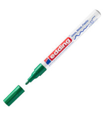 Marcatore permanente a vernice 751 - punta tonda fine - da 1 a 2 mm - verde - Edding Marcatore permanente a vernice 751 - punta tonda fine - da 1 a 2 mm - verde - Edding