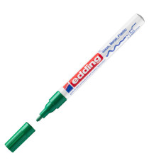 Marcatore permanente a vernice 751 - punta tonda fine - da 1 a 2 mm - verde - Edding Marcatore permanente a vernice 751 - punta tonda fine - da 1 a 2 mm - verde - Edding