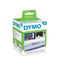 Rotolo 260 etichette LW 990120 - 36 x 89 mm - carta - indirizzi estesi - bianco - Dymo - conf. 2 rotoli Rotolo 260 etichette LW 990120 - 36 x 89 mm - carta - indirizzi estesi - bianco - Dymo - conf. 2 rotoli