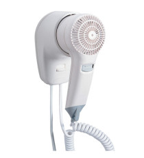 Asciugacapelli da hotel Yul Basic - aggancio frontale - 9,1x14,7x15 cm - 1200 W - 220/240 V - ABS - bianco - Medial Asciugacapelli da hotel Yul Basic - aggancio frontale - 9,1x14,7x15 cm - 1200 W - 220/240 V - ABS - bianco - Medial
