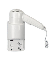 Asciugacapelli da hotel Yul Basic - aggancio laterale con presa - 20x10x22,1 cm - 1200 W - 220/240 V - ABS - bianco - Me Asciugacapelli da hotel Yul Basic - aggancio laterale con presa - 20x10x22,1 cm - 1200 W - 220/240 V - ABS - bianco - Me