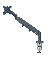 Braccio salvaspazio - per 1 monitor - grigio scuro - Leitz