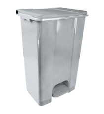 Contenitore mobile Ecoconti - a pedale - 80 L - plastica riciclata - grigio - Medial Contenitore mobile Ecoconti - a pedale - 80 L - plastica riciclata - grigio - Medial