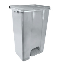 Contenitore mobile Ecoconti - a pedale - 80 L - plastica riciclata - grigio - Medial Contenitore mobile Ecoconti - a pedale - 80 L - plastica riciclata - grigio - Medial