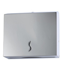 Distributore asciugamani piegati C/Z - Brinox - 28x10,2x26,5 cm - acciaio inox - capacità 200 fogli - grigio - Medial Distributore asciugamani piegati C/Z - Brinox - 28x10,2x26,5 cm - acciaio inox - capacità 200 fogli - grigio - Medial