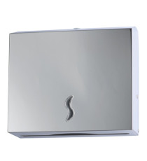 Distributore asciugamani piegati C/Z - Brinox - 28x10,2x26,5 cm - acciaio inox - capacità 200 fogli - grigio - Medial Distributore asciugamani piegati C/Z - Brinox - 28x10,2x26,5 cm - acciaio inox - capacità 200 fogli - grigio - Medial