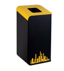 Gettacarte Rubik Evo - per raccolta differenziata - 80 L - giallo - Medial International