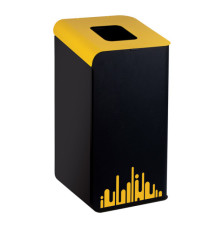 Gettacarte Rubik Evo - per raccolta differenziata - 80 L - giallo - Medial International
